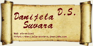 Danijela Suvara vizit kartica